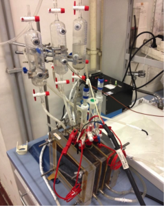 Set di reattori bioelettrochimici a biomassa