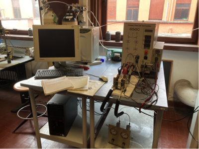 Compact Fuel Cell Test System 850C con Elettrolizzatore Hydrogen generator NMH2 500