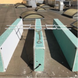 Misure sperimentali canyon urbano in scala