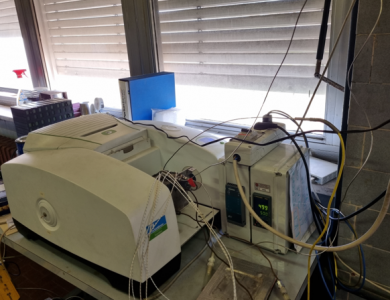Spettrometro FTIR (Perkin Elmer Frontier) e cella per FTIR-Operando
